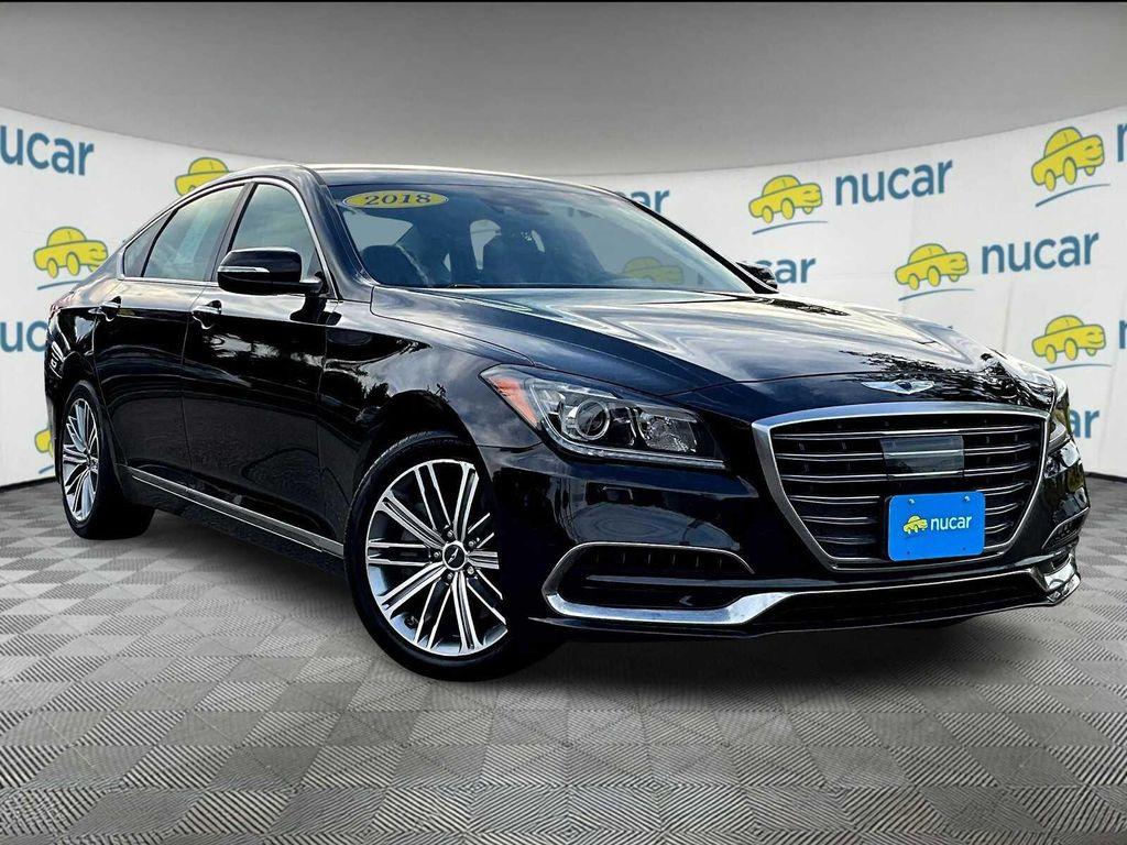 used 2018 Genesis G80 car, priced at $19,195