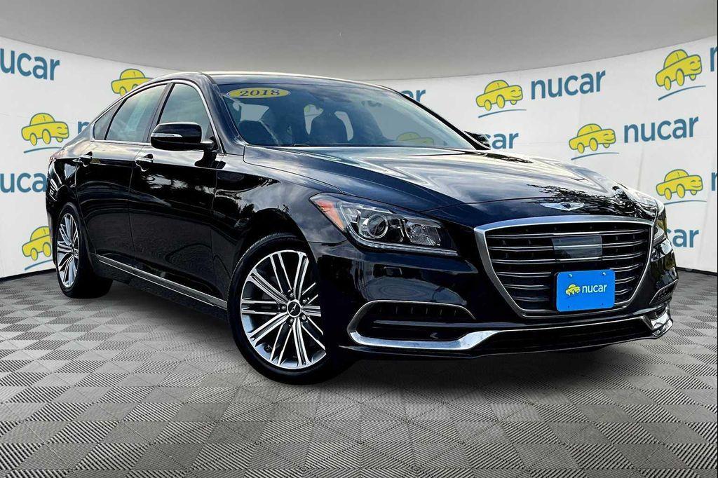 used 2018 Genesis G80 car, priced at $19,875