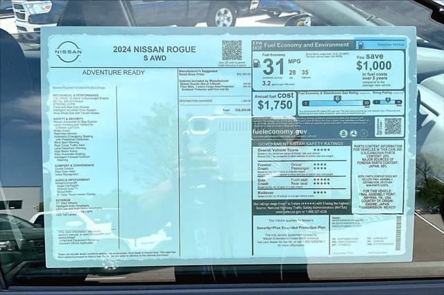 new 2024 Nissan Rogue car, priced at $31,645