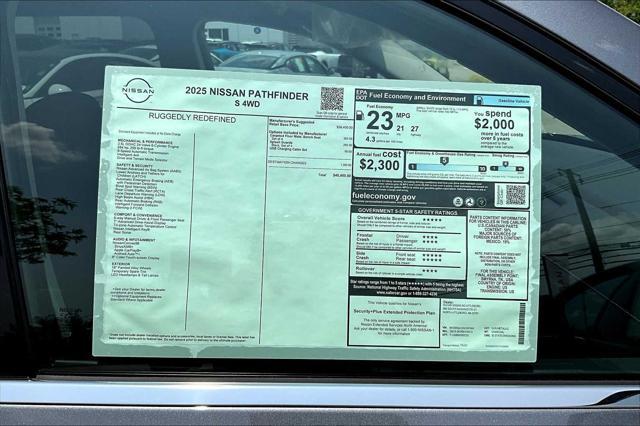 new 2025 Nissan Pathfinder car, priced at $38,184