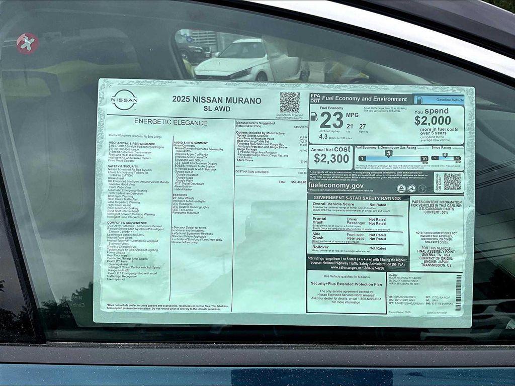 new 2025 Nissan Murano car, priced at $47,445