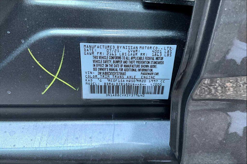 new 2025 Nissan Sentra car, priced at $23,307