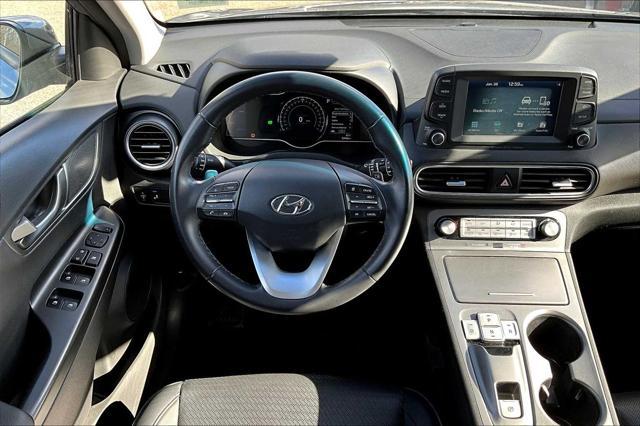 used 2021 Hyundai Kona EV car, priced at $18,898