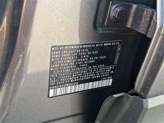 used 2024 Volkswagen Taos car, priced at $25,388