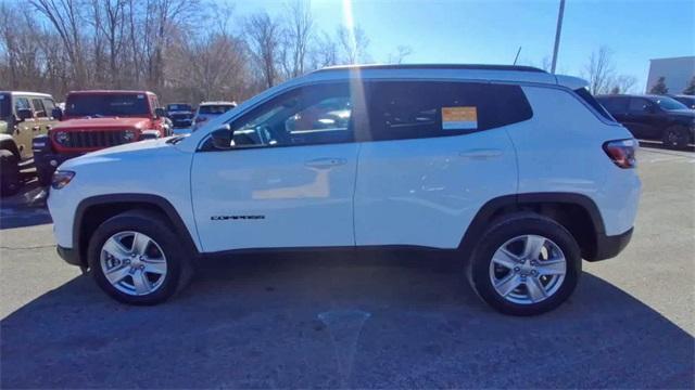 used 2022 Jeep Compass car, priced at $23,995