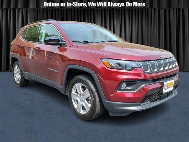 used 2022 Jeep Compass car, priced at $22,599