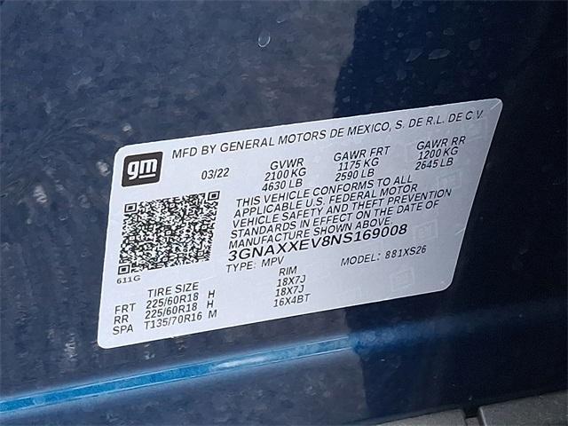 used 2022 Chevrolet Equinox car, priced at $26,888