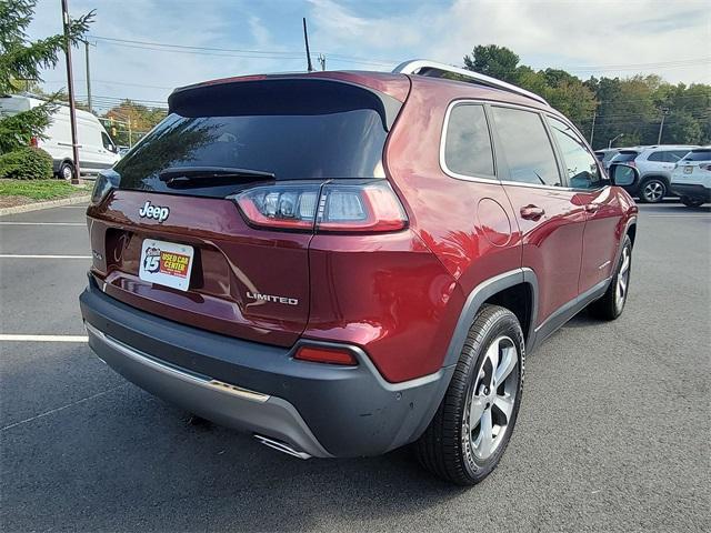 used 2021 Jeep Cherokee car, priced at $23,599