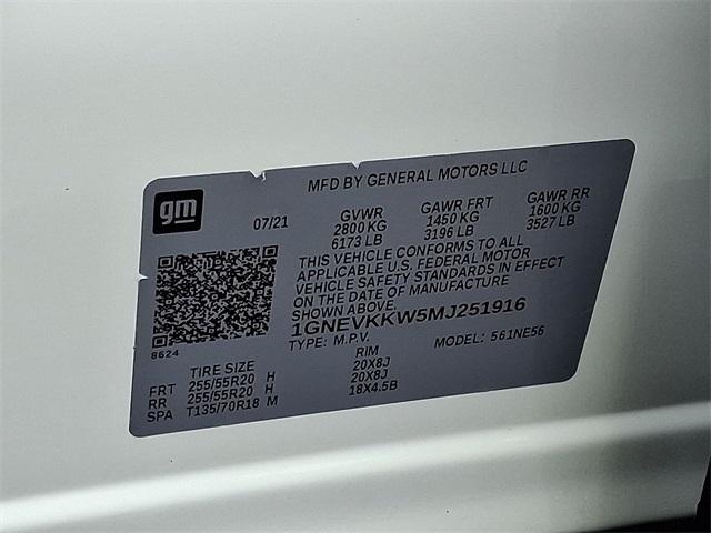 used 2021 Chevrolet Traverse car, priced at $37,998