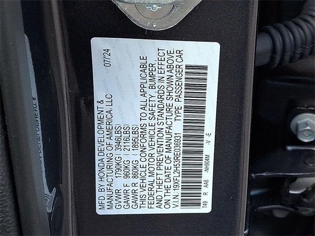 used 2024 Honda Civic car, priced at $24,888