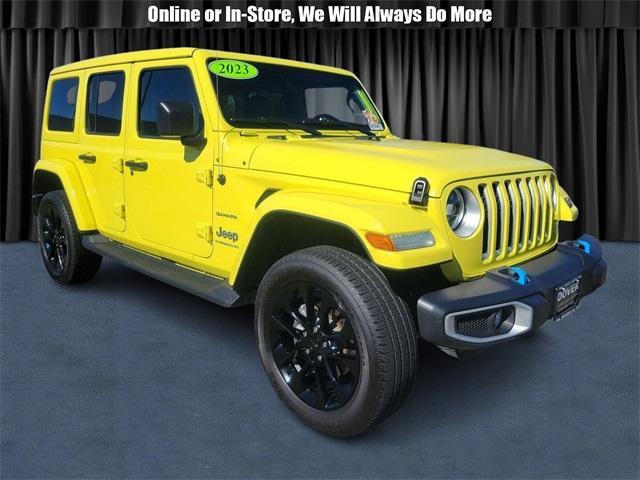 used 2023 Jeep Wrangler 4xe car, priced at $44,995