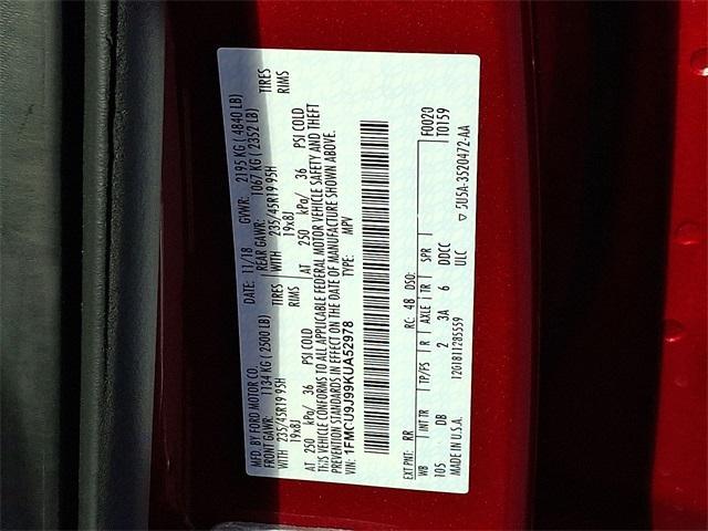 used 2019 Ford Escape car, priced at $14,995