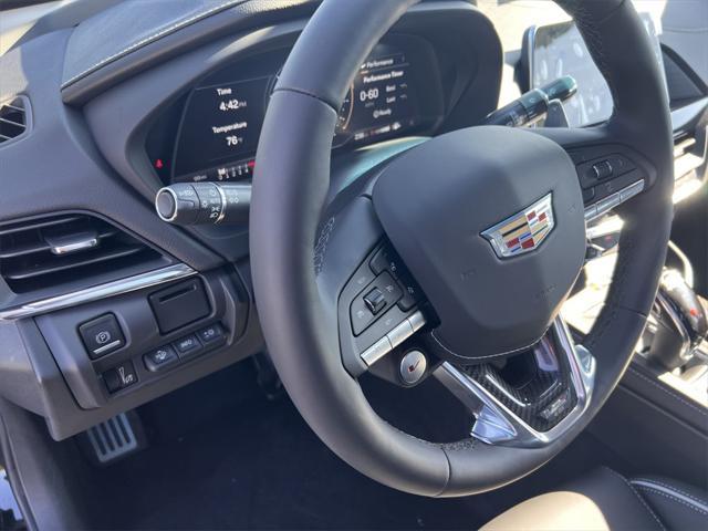 new 2025 Cadillac CT4-V car, priced at $74,433