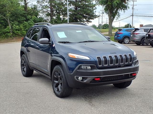 used 2018 Jeep Cherokee car, priced at $17,449