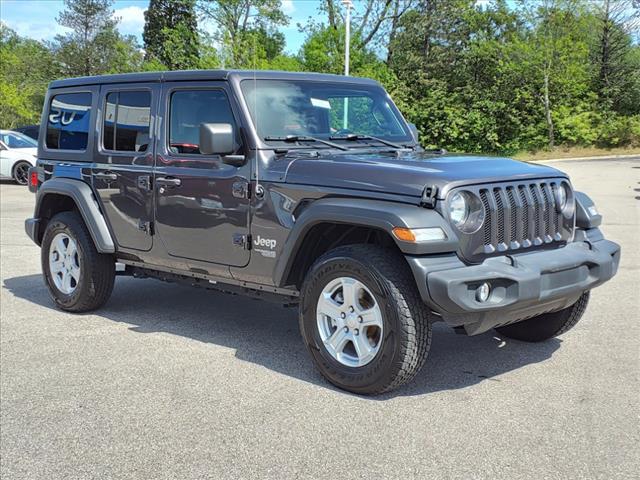 used 2021 Jeep Wrangler Unlimited car, priced at $28,417