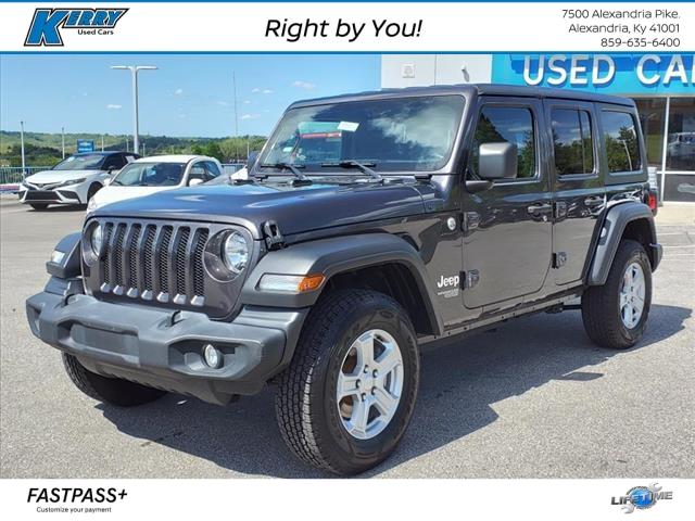 used 2021 Jeep Wrangler Unlimited car, priced at $26,179