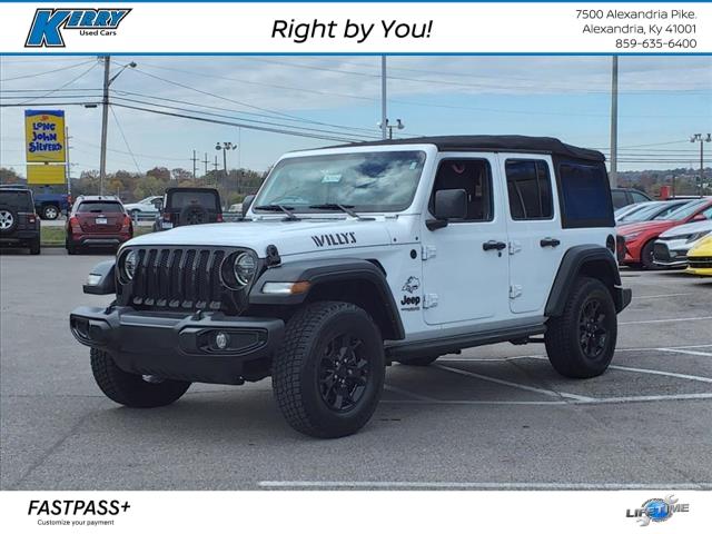 used 2021 Jeep Wrangler Unlimited car, priced at $30,607