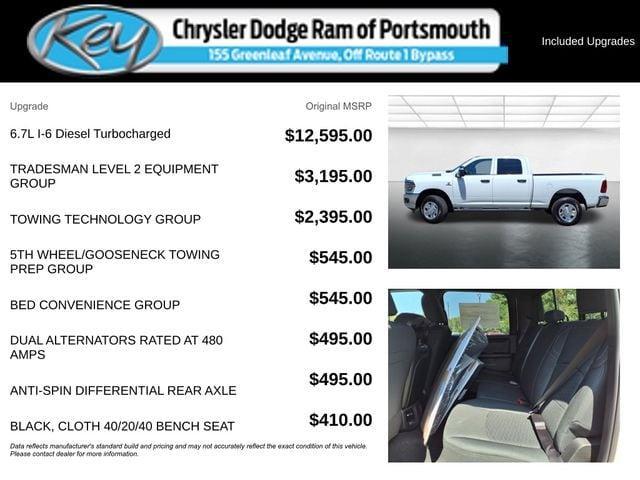 new 2025 Ram 2500 car, priced at $74,405