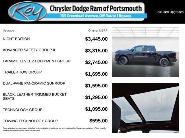 new 2025 Ram 1500 car, priced at $65,873