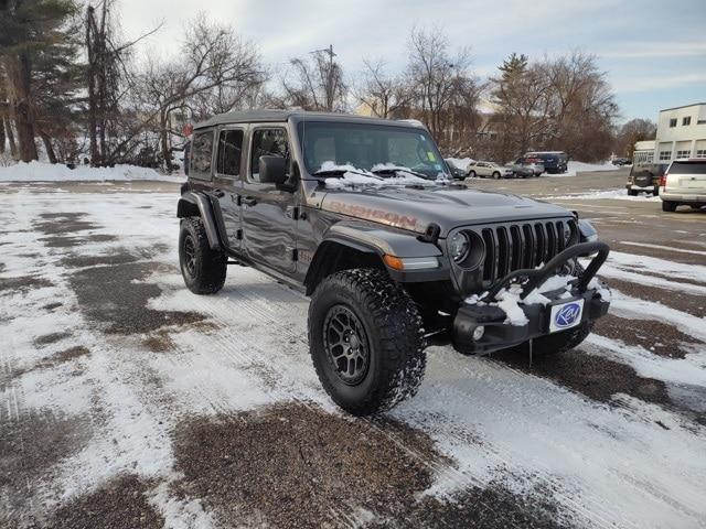 used 2021 Jeep Wrangler Unlimited car, priced at $32,974