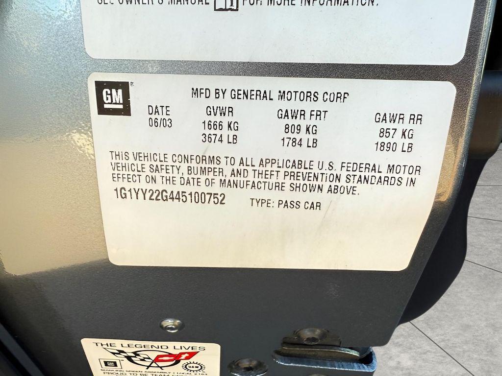 used 2004 Chevrolet Corvette car, priced at $18,839