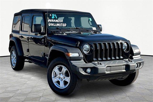 used 2021 Jeep Wrangler Unlimited car, priced at $31,308