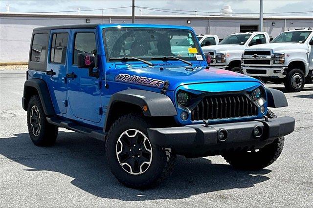 used 2016 Jeep Wrangler Unlimited car, priced at $18,779