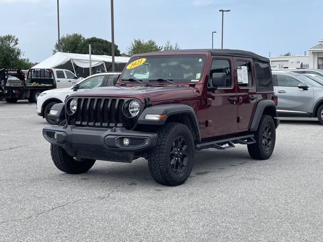 used 2021 Jeep Wrangler Unlimited car, priced at $29,999