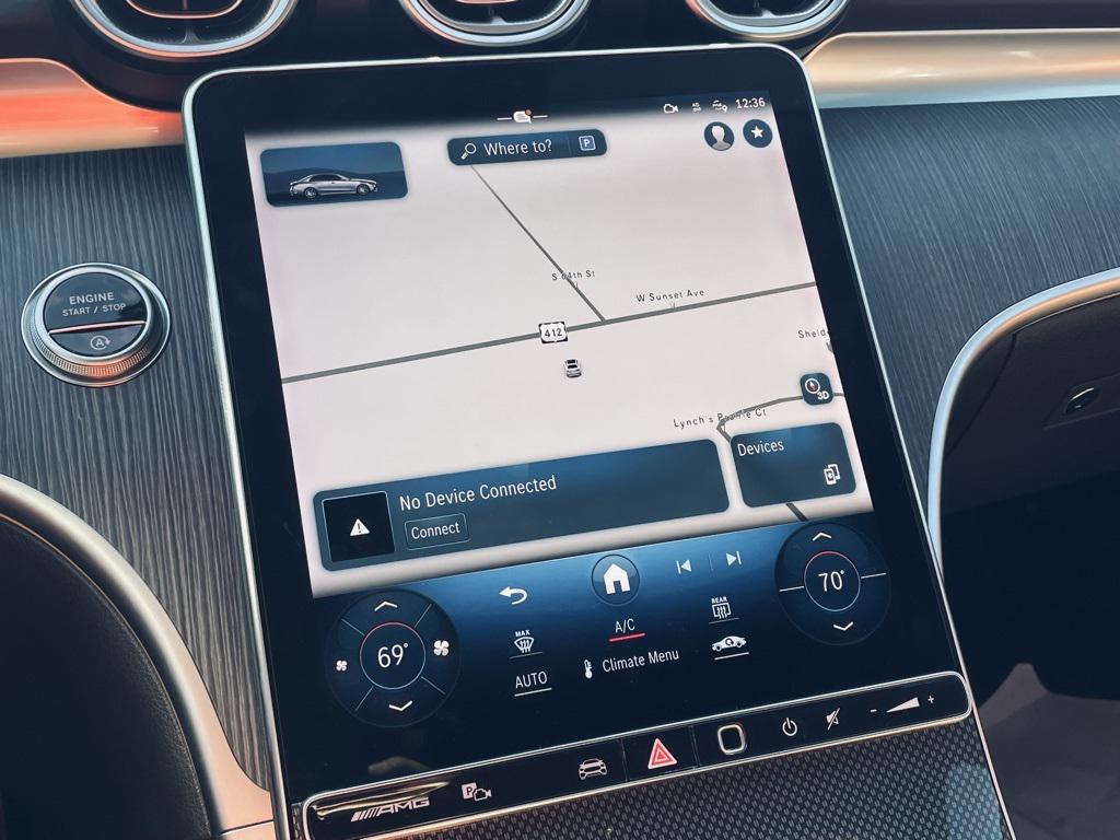 used 2023 Mercedes-Benz AMG C 43 car, priced at $47,950