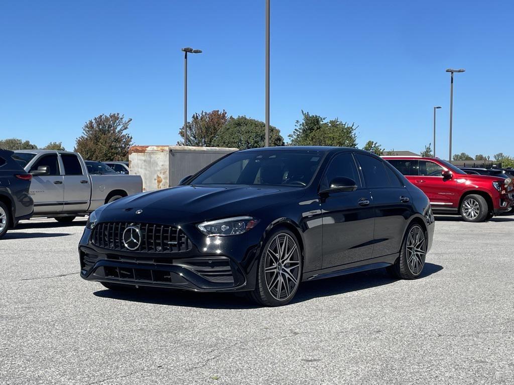 used 2023 Mercedes-Benz AMG C 43 car, priced at $47,950