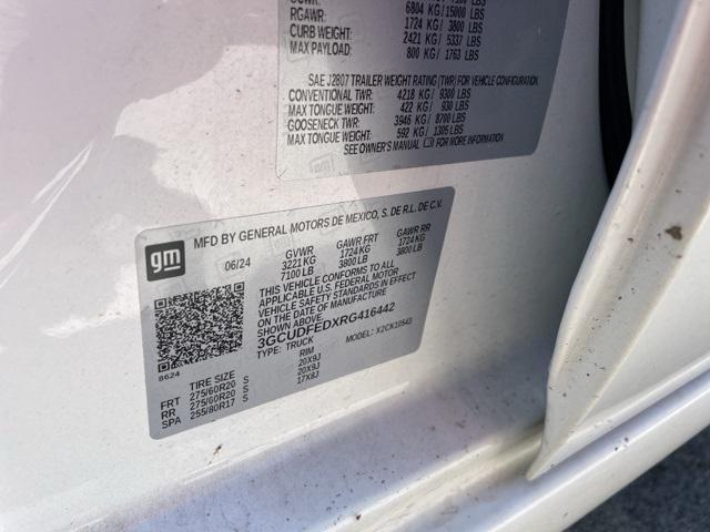 used 2024 Chevrolet Silverado 1500 car, priced at $54,000