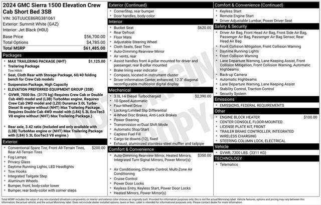 used 2024 GMC Sierra 1500 car, priced at $51,790