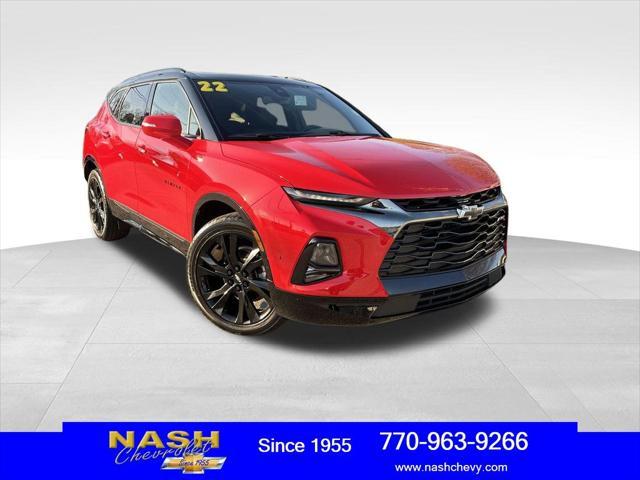 used 2022 Chevrolet Blazer car, priced at $33,090