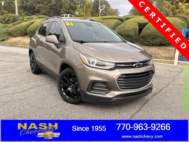 used 2021 Chevrolet Trax car, priced at $16,190