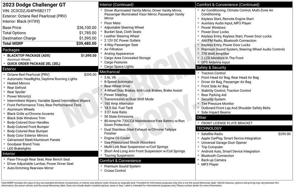 used 2023 Dodge Challenger car, priced at $28,990