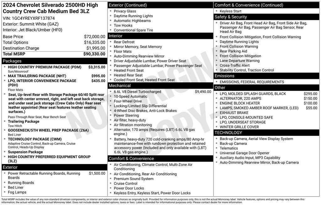 used 2024 Chevrolet Silverado 2500 car, priced at $61,490