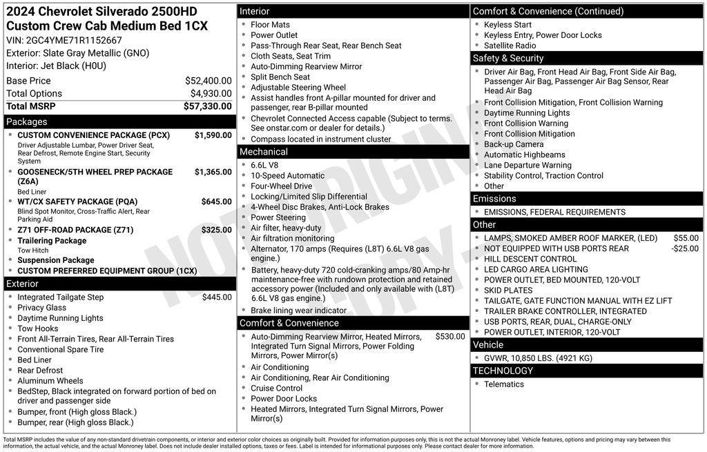 used 2024 Chevrolet Silverado 2500 car, priced at $52,290