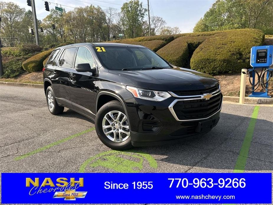 used 2021 Chevrolet Traverse car, priced at $25,290
