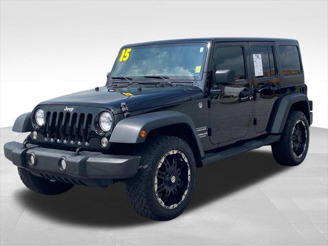 used 2015 Jeep Wrangler Unlimited car, priced at $12,090