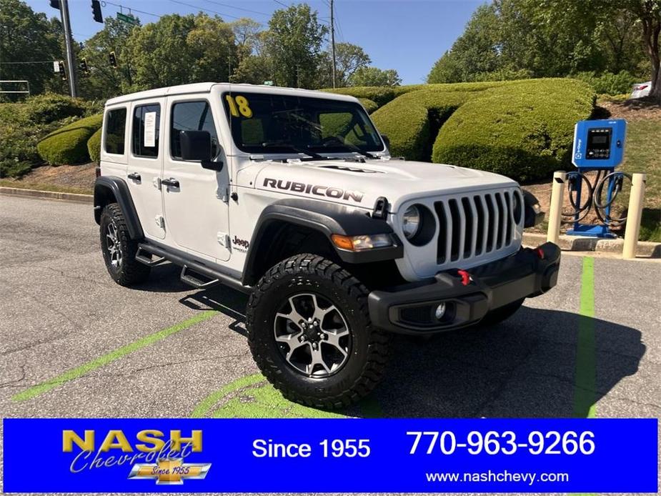 used 2018 Jeep Wrangler Unlimited car, priced at $37,490