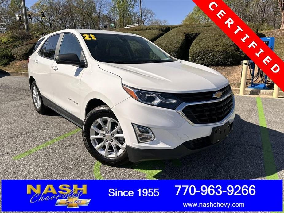 used 2021 Chevrolet Equinox car, priced at $18,790