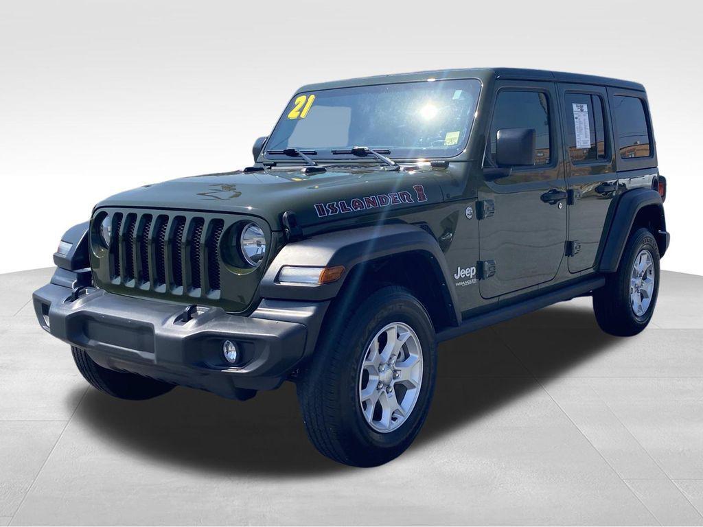 used 2021 Jeep Wrangler Unlimited car, priced at $27,290