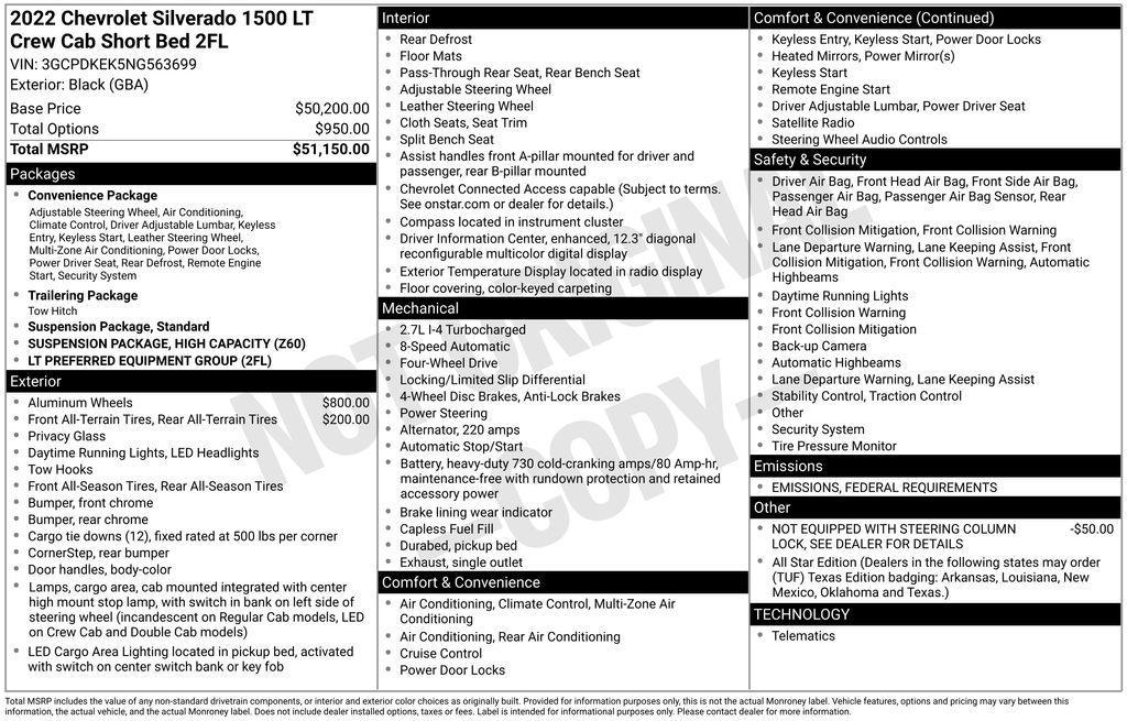 used 2022 Chevrolet Silverado 1500 car, priced at $33,390