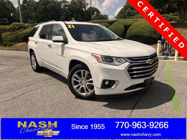 used 2021 Chevrolet Traverse car, priced at $31,790