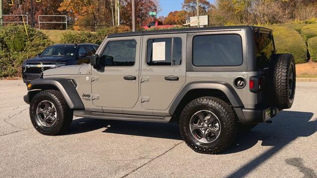 used 2021 Jeep Wrangler Unlimited car, priced at $31,790