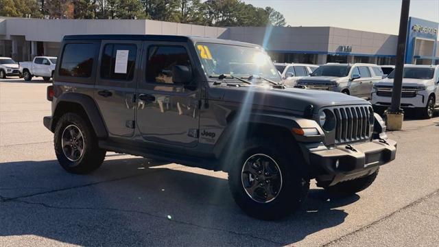 used 2021 Jeep Wrangler Unlimited car, priced at $31,790