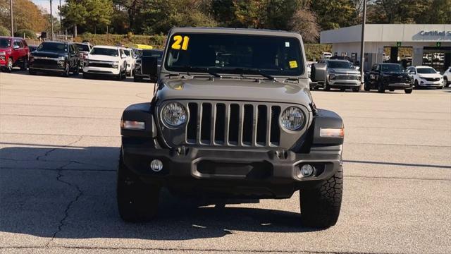 used 2021 Jeep Wrangler Unlimited car, priced at $31,790