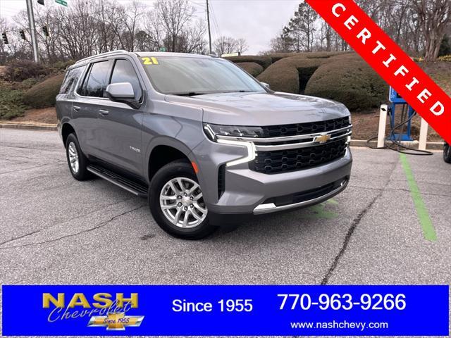 used 2021 Chevrolet Tahoe car, priced at $38,290