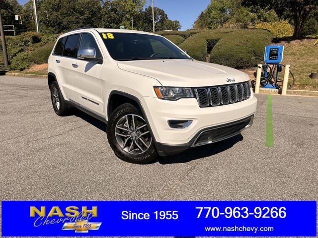 used 2018 Jeep Grand Cherokee car, priced at $19,290