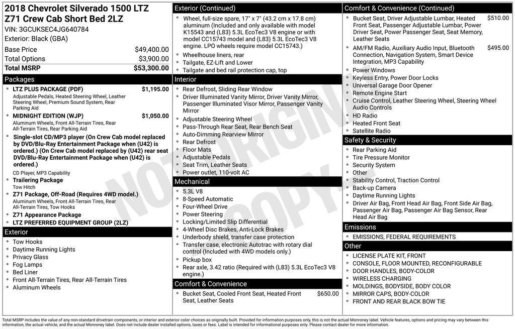 used 2018 Chevrolet Silverado 1500 car, priced at $24,790
